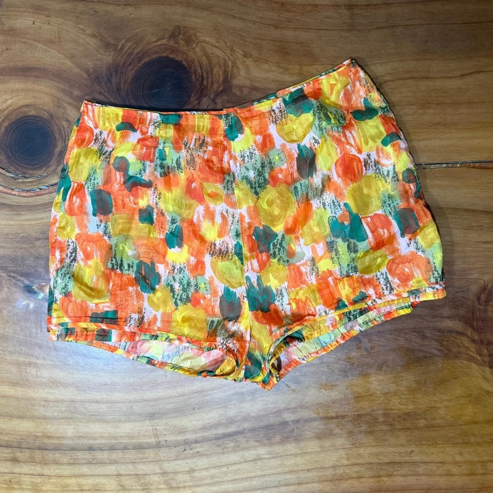 Vintage 70s The Kahala Honolulu Shorts Liberty House Waikiki Polyester Hawaii F8
